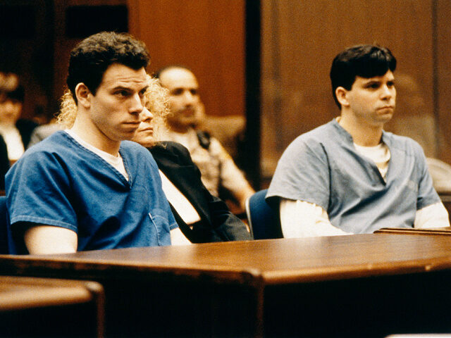 1994-TRIAL-LYLE-ERIK-MENENDEZ-BROTHERS-getty TRIAL OF BROTHERS LYLE & ERIK MENENDEZ, PARRICIDES (Photo by Ted Soqui/Sygma via Getty Ima