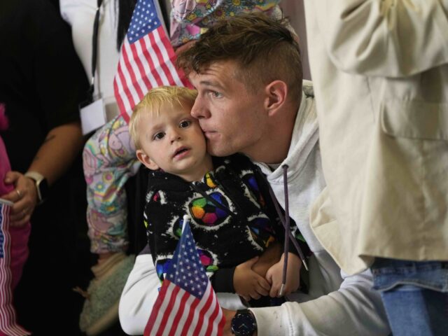 Afrikaner refugee family (Julia Demaree Nikhinson / Associated Press) Afrikaner refugees from South Africa arrive, Monday, May 12, 2025, at Dulles International