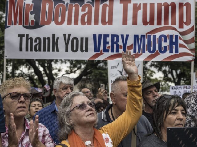 Afrikaners (Marco Longari / AFP via Getty) White South Africans supporting US President Donald Trump and South African and US tech bi