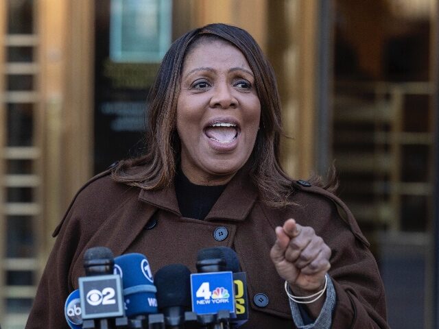 AP25045693591879-2 New York Attorney General Letitia James, right, and Connecticut Attorney General William T