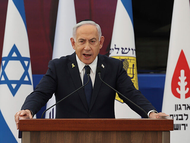 ap25119486732174-640x480-1 Israeli Prime Minister Benjamin Netanyahu speaks during the annual ceremony at the eve of