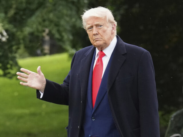 Trump Crypto Dinner President Donald Trump departs the White House en route to Trump National Golf Club Washin