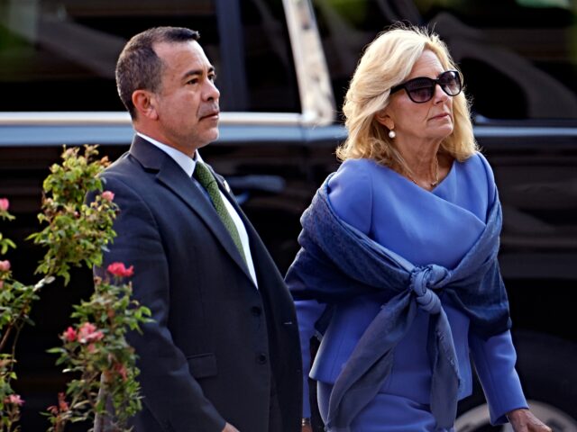 bernal white house WILMINGTON, DELAWARE - JUNE 07: First lady Jill Biden and her senior advisor Anthony Berna