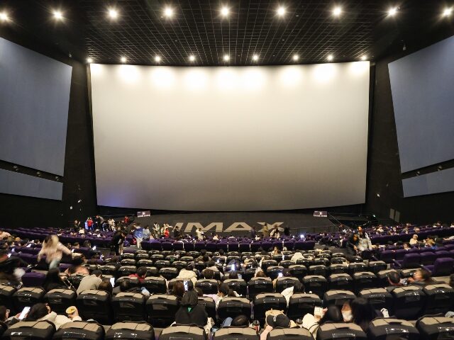 GUIYANG, CHINA - FEBRUARY 23: Moviegoers watch the film Ne Zha 2 at an IMAX GT Cinema on F