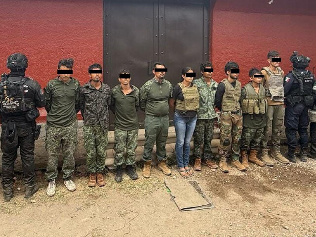 Colombian Gunmen CJNG gunmen arrested by Mexican authorities, including some Colombian soldiers. (Credit Me