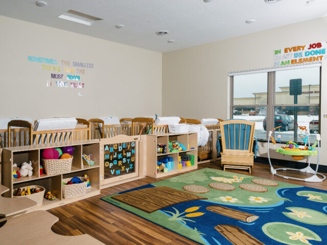 Daycare Facility An empty classroom at the Discover Magical Moments childcare facility in Rochester, Minnes