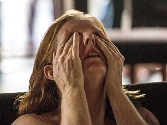 <> on November 9, 2016 in Phnom Penh, Cambodia. PHNOM PENH, CAMBODIA - NOVEMBER 09: A Democratic supporter cries after Donald Trump's vict