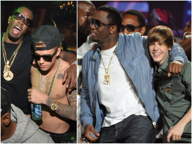 diddybieber ATLANTA, GA - FEBRUARY 05: Sean 'Diddy' Combs, Justin Bieber and Rick Ross atten