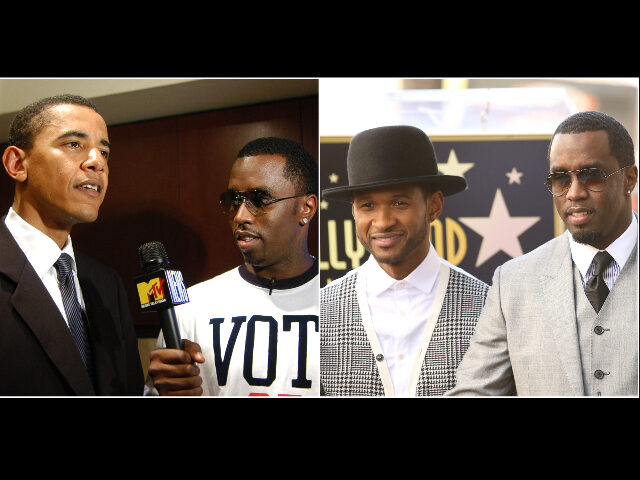 diddyobamausher-2 (EXCLUSIVE, Premium Rates Apply) US Senate Candidate for Illinois Barack Obama and Sean &q