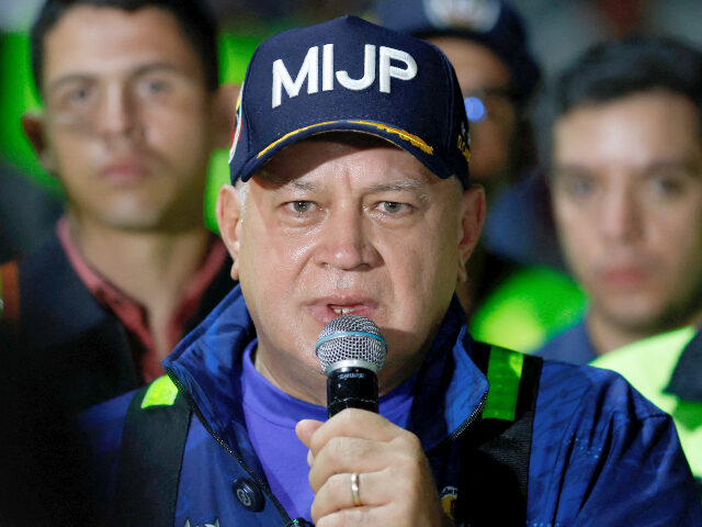 Diosdado Cabello Venezuela's Interior and Justice Minister Diosdado Cabello speaks during the arrival