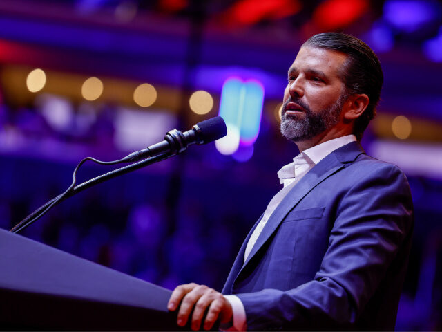 Donald Trump Jr. Donald Trump Jr. speaks during a campaign rally for Republican presidential nominee, forme