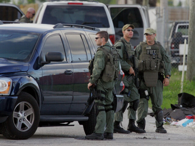 FBI Agents FBI agents conduct what is being reported as a terrorism-related investigation near the Sc