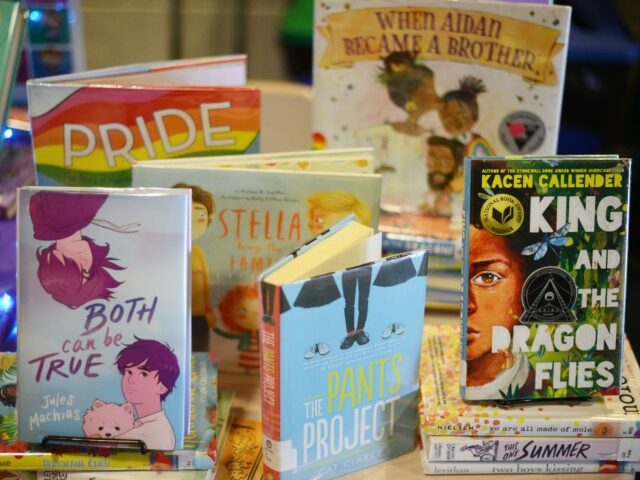GettyImages-1240823774 BETHESDA, MD - MAY 21: Children books that are fighting for sur BETHESDA, MD - MAY 21: Chi