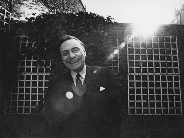 Enoch At Home British Conservative Party politician Enoch Powell (1912 - 1998) at home, UK, circa 1965.