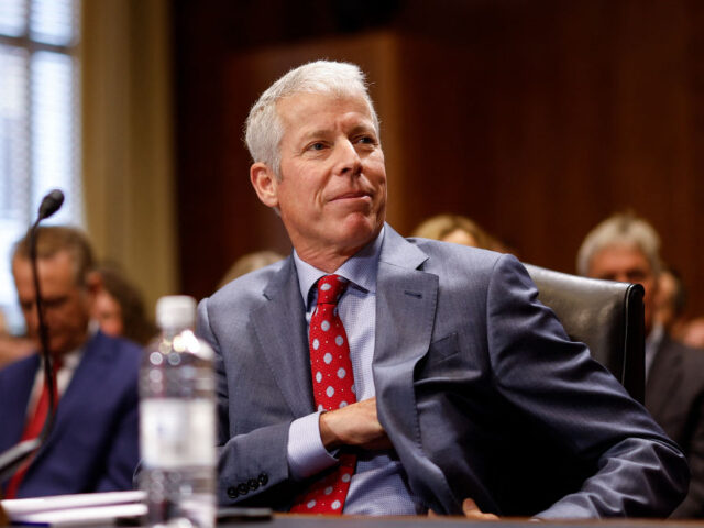 GettyImages-2193460908 US engineer and businessman Chris Wright arrives to testify before a US Senate Energy and
