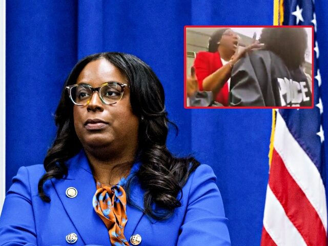 Newark Mayor Ras Baraka Holds News Conference On ICE Agent Raid Ras Baraka, mayor of Newark, right, and Representative LaMonica McIver, a Democrat from Ne