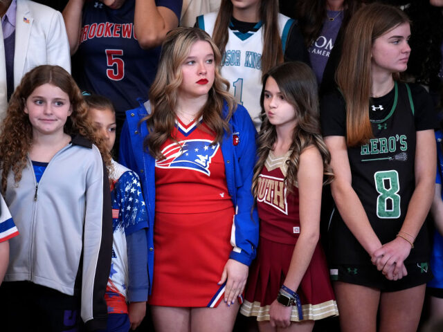 GettyImages-2197849132 WASHINGTON, DC - FEBRUARY 05: Young women attend an executive order signing ceremony where