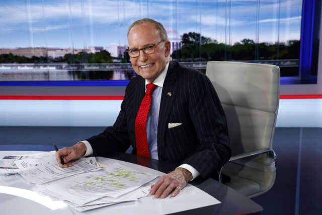 U.S. Treasury Secretary Scott Bessent Visits "Kudlow" WASHINGTON, DC - FEBRUARY 05: Larry Kudlow of "Kudlow" at Fox Business Studios o