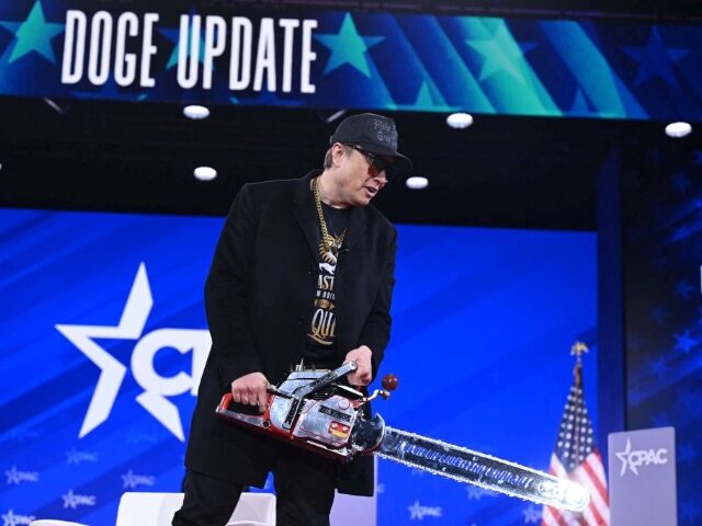 GettyImages-2200059564-2 Billionaire Elon Musk, the head of the Department of Government Efficiency (DOGE), holds a