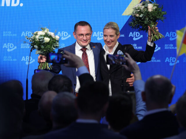 Germany Holds Snap Federal Parliamentary Elections BERLIN, GERMANY - FEBRUARY 23: Alice Weidel, co-leader and chancellor candidate of the far
