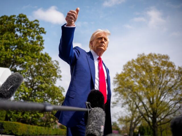 gettyimages-2207708924-1-640x480-1 WASHINGTON, DC - APRIL 3: U.S. President Donald Trump gestures to members of the media bef