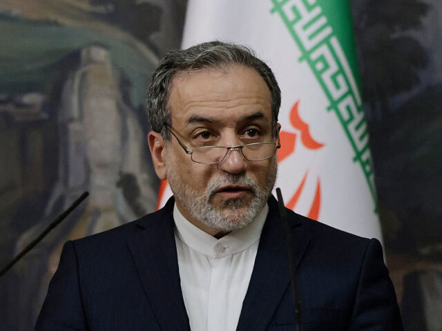 GettyImages-2210158804 Iran's Foreign Minister Abbas Araghchi attends a joint press conference with Russian