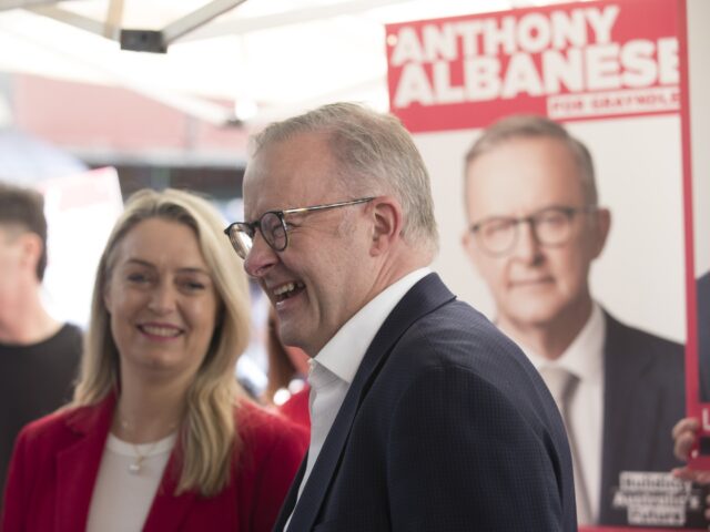 gettyimages-2212500180-1-640x480-1 Anthony Albanese, Australia's prime minister, outside a polling station during a federal e