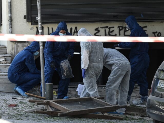 gettyimages-2212529265-1-640x480-1 Greek police experts search for evidence after a bomb explosion in Thessaloniki on May 3,