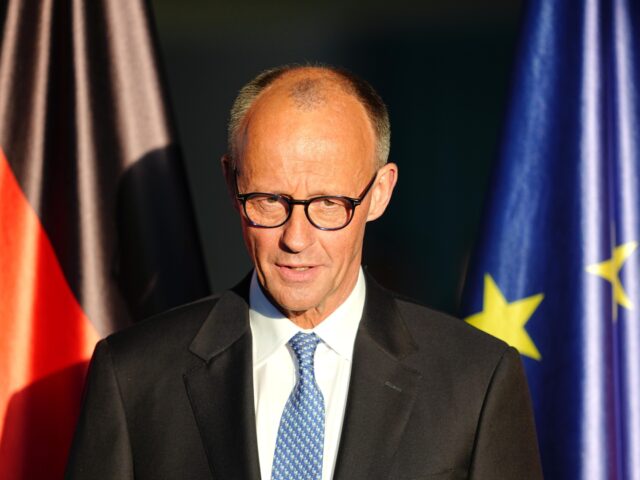 gettyimages-2213179855-1-640x480-1 06 May 2025, Berlin: The newly elected Federal Chancellor Friedrich Merz (CDU) speaks duri