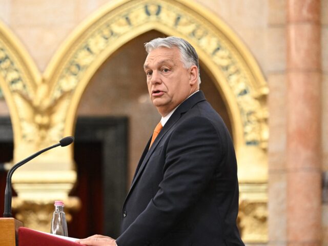 gettyimages-2214100686-1-640x480-1 Hungarian Prime Minister Viktor Orban addresses his opening speech of the 'Conference of S