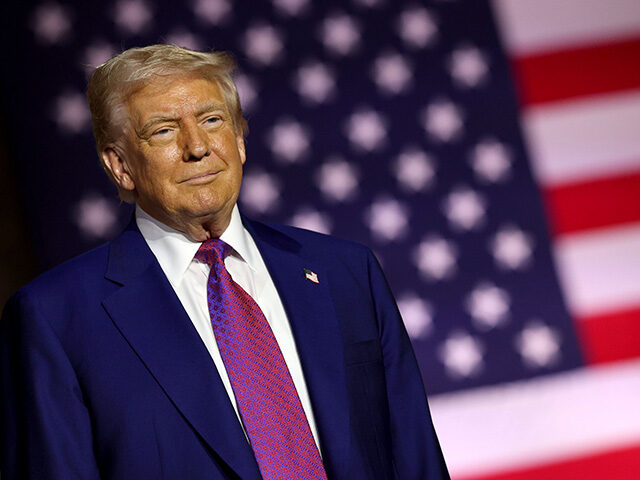 gettyimages-2214559310-640x480-1 U.S. President Donald J. Trump stands on stage as he tours the Al Udeid Air Base on May 15