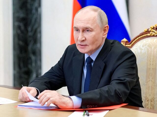 RUSSIA-POLITICS-SECURITY In this pool photograph distributed by the Russian state agency Sputnik, Russia's Pre