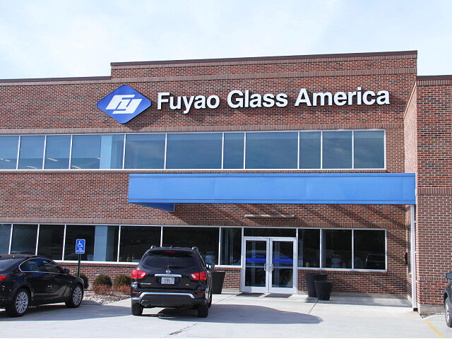 Jan2020-Fuyao-glass-plant-Dayton-Ohio-getty DAYTON, Jan. 6, 2020 -- Photo taken on Jan. 6, 2020 shows the Fuyao Dayton plant in Dayton