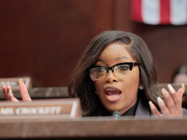 Jasmine Crockett Rep. Jasmine Crockett (D-TX) speaks during a hearing with the Subcommittee on Delivering O