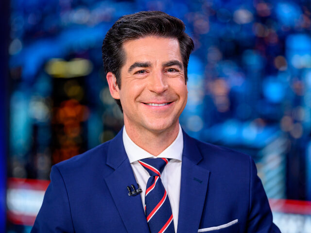 Jesse Watters Host Jesse Watters speaks as Dr. Phil visits "Jesse Watters Primetime" to discus