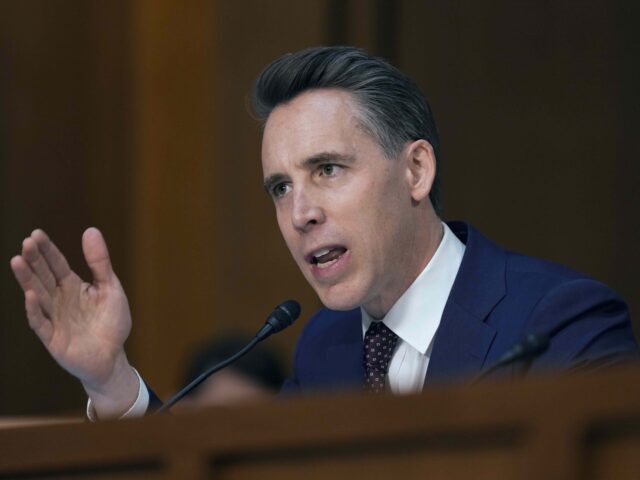 Josh Hawley (Ben Curtis / Associated Press) Sen. Josh Hawley, R-Mo., speaks as Pam Bondi, President-elect Donald Trump's choice t