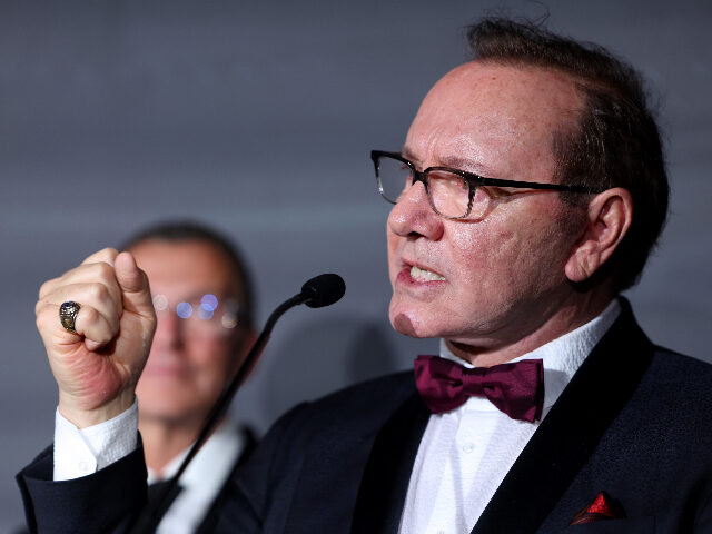 kevinspacey CANNES, FRANCE - MAY 20: Kevin Spacey speaks on stage during the Better World Fund Gala 20