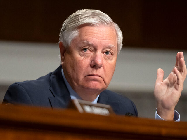 Lindsey Graham Committee ranking member Sen. Lindsey Graham, R-S.C., speaks during a hearing of the Senat
