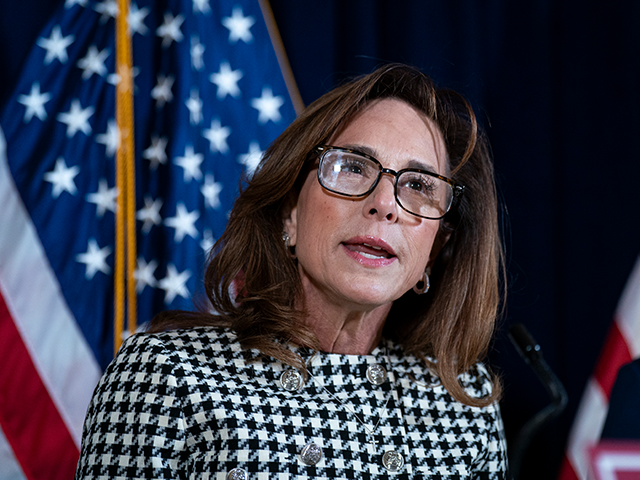 lisa-mcclain-getty WASHINGTON, DC - MARCH 25: Rep. Lisa McClain (R-MI) speaks during a news conference follow