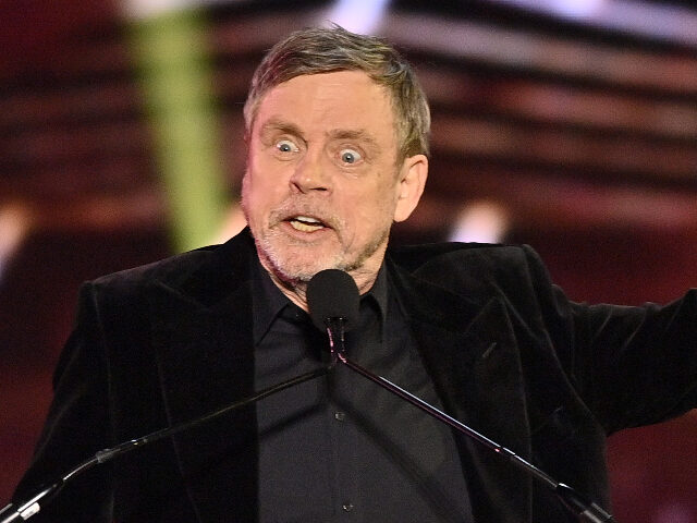 Markhamill LAS VEGAS, NEVADA - APRIL 03: Mark Hamill accepts the Cinema Icon Award onstage during The