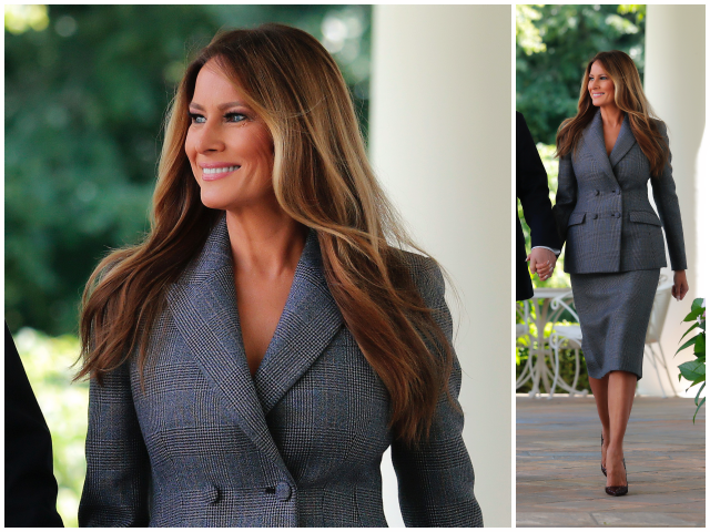 Melania-Rose Garden Chip Somodevilla/Getty Images