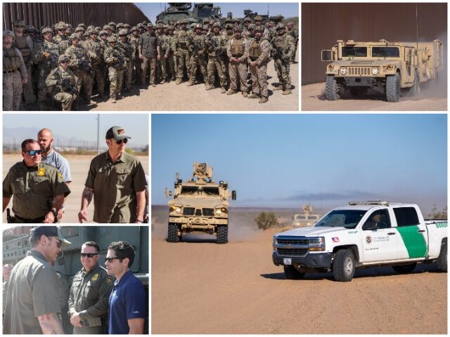 SECDEF and Border Patrol Chief Visit Militarized Zone Along NM Border SECDEF and Border Patrol Chief Visit Militarized Zone Along NM Border (U.S. Border Patrol/