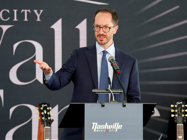 Nashville-Mayor-Freddie-OConnell-Oct30-2024-gettyimages NASHVILLE, TENNESSEE - OCTOBER 30: Nashville Mayor, Freddie O'Connell, speaks during the 2