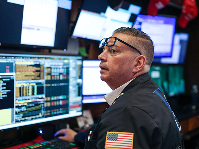 nyse-5-19-getty A trader works on the floor of the New York Stock Exchange (NYSE) on May 19, 2025, in New