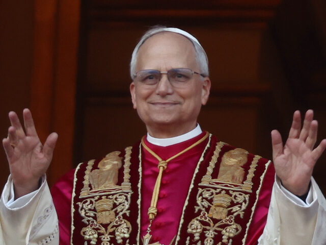 Pope Leo XIV Cardinal Robert Prevost, newly elected as pope Leo XIV is seen on the Saint Peter's B