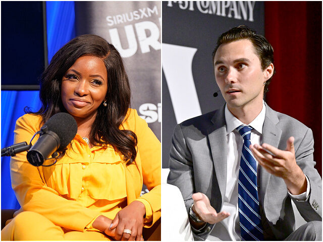 Rep-Jasmine-Crockett-D-TX-David-Hogg-file-split-getty Rep. Jasmine Crockett (D-TX) / DNC David Hogg