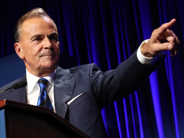 Rick Caruso (Brian van der Brug / Los Angeles Times via Getty) Los Angeles, CA - November 08, Los Angeles Mayoral Candidate Rick Caruso election night ce