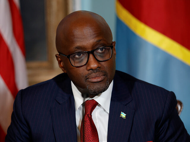Rwandan-Foreign-Minister-Olivier-Nduhungirehe-apr25-25-getty WASHINGTON, DC - APRIL 25: Rwandan Foreign Minister Olivier Nduhungirehe delivers remarks