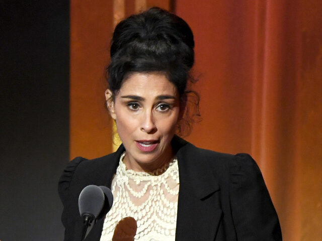 sarahsilverman LOS ANGELES, CALIFORNIA - APRIL 14: Sarah Silverman accepts the "Outstanding Writing,