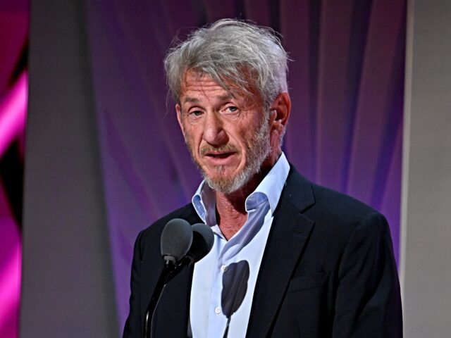 sean penn BEVERLY HILLS, CALIFORNIA - FEBRUARY 08: Sean Penn speaks onstage during AARP's Annual Mov